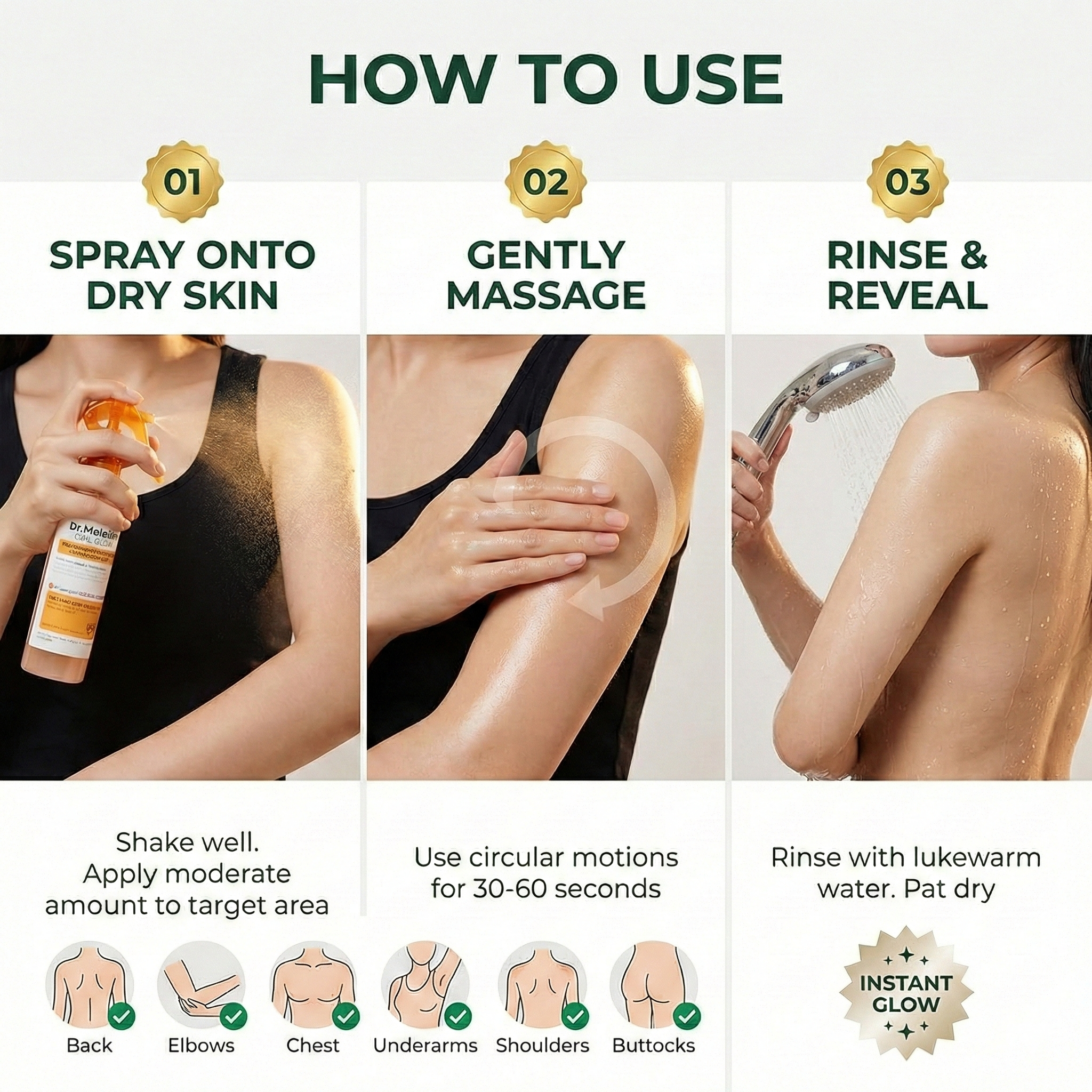 Dr. Melaxin | Body Exfoliating Treatment Spray