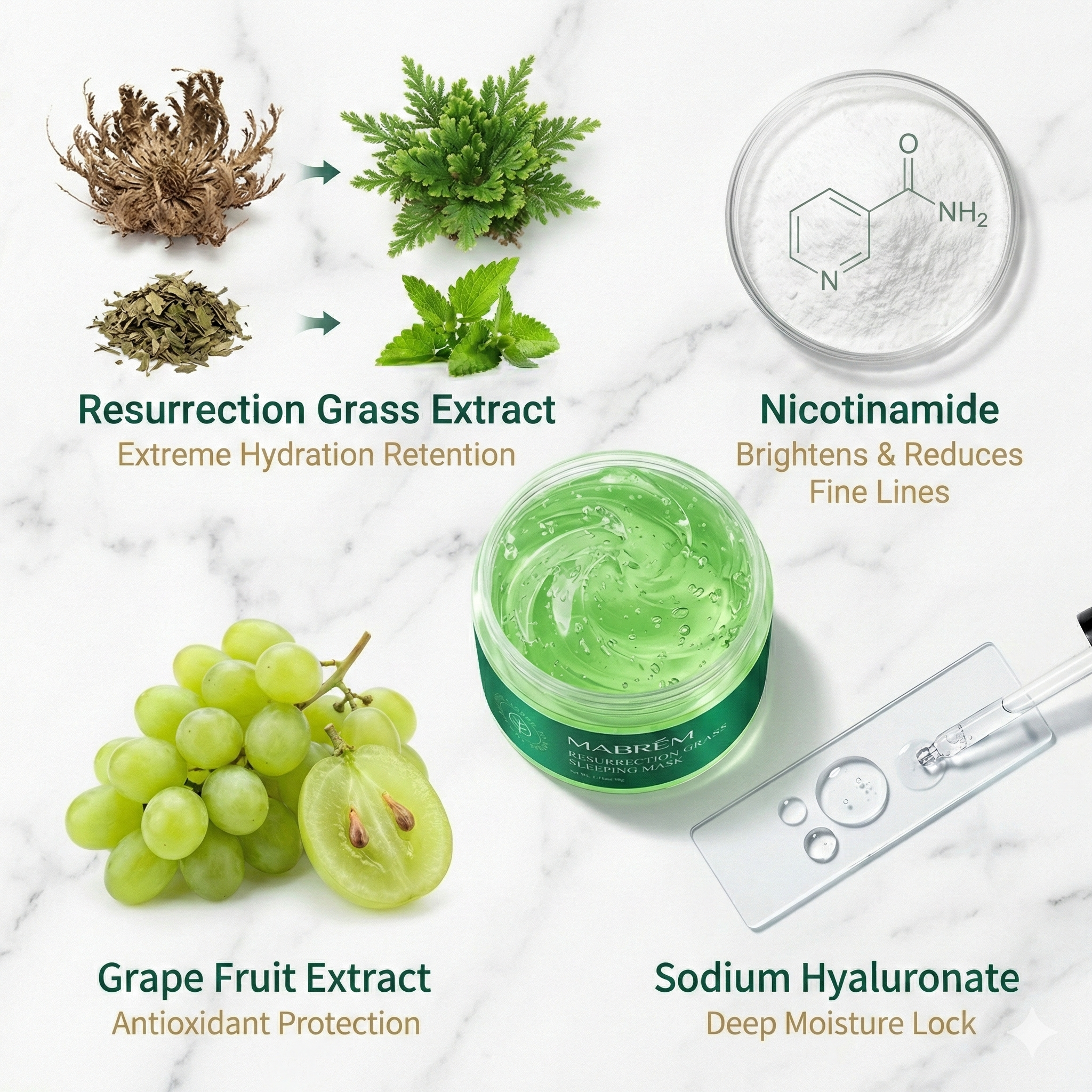 Anti-Aging Sleeping Moisturizing Mask Cream